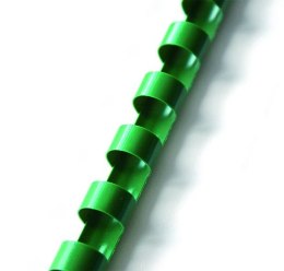 Argo Grzbiety do bindowania plastikowe 10 mm zielone (405105)