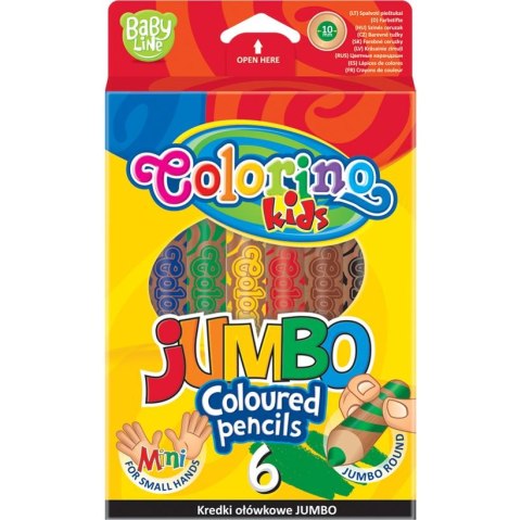 Patio Kredki ołówkowe Colorino Jumbo 6 kol. Patio (33121)