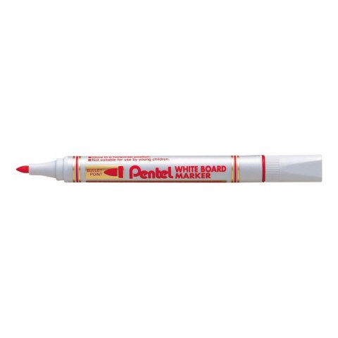 Pentel Marker suchościeralny Pentel, czerwony 1,9mm okrągła końcówka