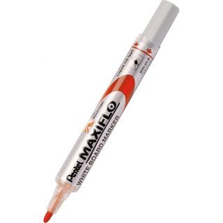 Pentel Marker suchościeralny Pentel, czerwony 1,1-2,2mm okrągła końcówka