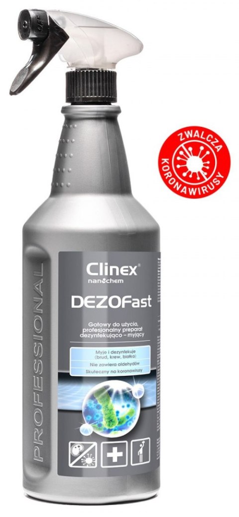 Clinex Środki czystości Dezofast 1000ml Clinex (CL77014)