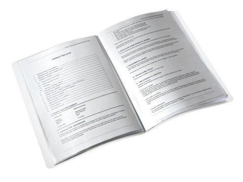 Leitz Teczka ofertowa Leitz Wow A4 kolor: turkusowy 20 kieszeni [mm:] 231x310 (46310051)