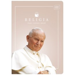 Interdruk Zeszyt tematyczny Jan Paweł II/Franciszek RELIGIA A5 60k. 70g krata Interdruk (ZE60RELMIX)