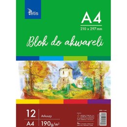 Tetis Blok artystyczny Tetis szkicownik A4 190g 12k (KB011-A4)
