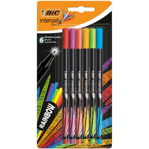 Bic Cienkopis Bic Intensity FINE, mix 0,4mm 6kol. (950444)