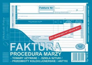 Michalczyk i Prokop Druk samokopiujący Michalczyk i Prokop Faktura procedura marży A5 80k. (195-3E)