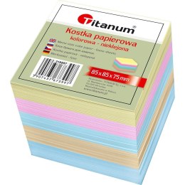 Titanum Kostka papierowa nieklejona duża mix [mm:] 85x85x 75 Titanum