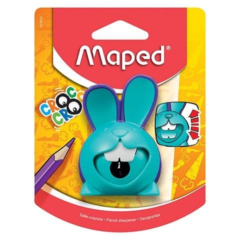 Maped Temperówka Maped CROC CROC niebieski plastik (017690) Maped Temperówka Maped CROC CROC niebieski plastik (017690)