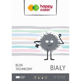 Happy Color Blok techniczny Happy Color A3 biały 170g 10k (HA 3550 3040-0)