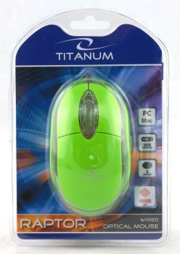 Titanum Mysz Titanum Raptor 3D - zielony (TM102G)