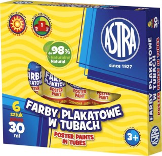 Astra Farby plakatowe Astra kolor: niebieski ciemny 30ml 1 kolor.