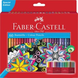 Faber Castell Kredki ołówkowe Faber Castell Zamek 60 kol. (111260)