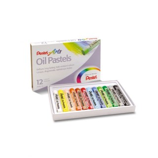 Pentel Pastele olejne Pentel 12 kol.