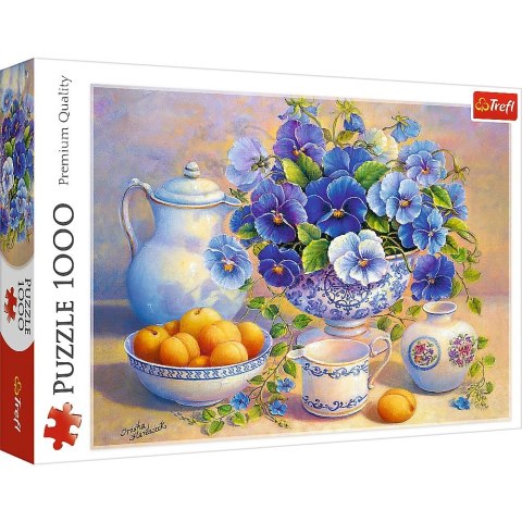 Trefl Puzzle Trefl niebieski bukiet 1000 el. (10466)