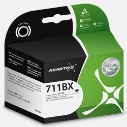 Asarto Tusz (cartridge) alternatywny Asarto HP T120 711 CZ133A czarny 80ml (AS-H711BXN)