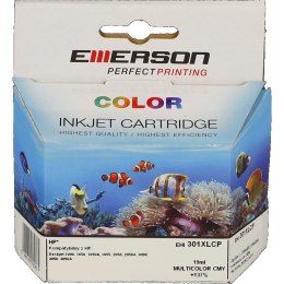 Emerson Tusz (cartridge) alternatywny Emerson hp 301xlc - CMY