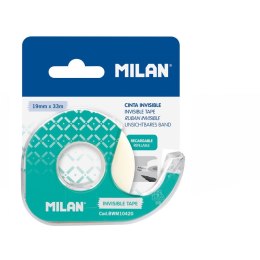 Milan Taśma MILAN samoprzylepna matowa niewidoczna 19 mm x 33 m z dyspenserem na blistrze (BWM10420)