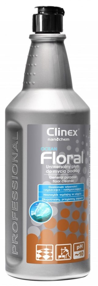 Clinex Uniwersalny płyn Clinex Floral Ocean do mycia podłóg 1l (77890)