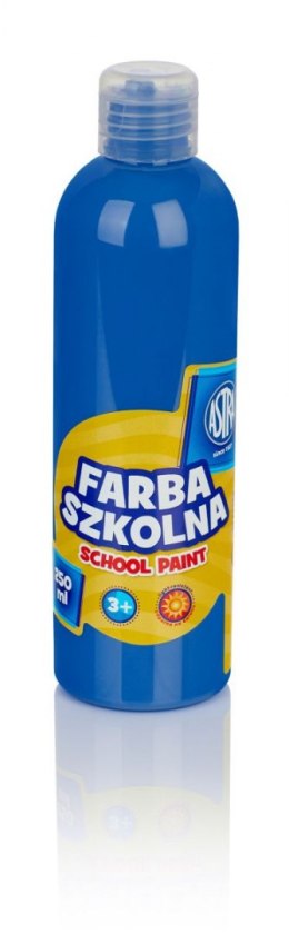 Astra Farby plakatowe Astra szkolne kolor: niebieski ciemny 250ml 1 kolor.