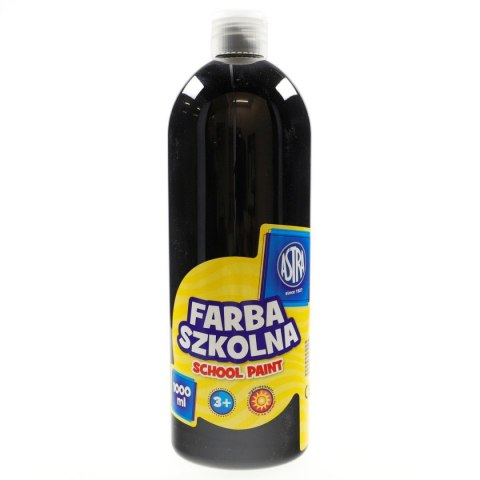 Astra Farby plakatowe Astra szkolne kolor: czarny 1000ml 1 kolor.