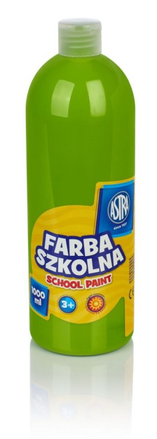 Astra Farby plakatowe Astra szkolne kolor: limonkowy 1000ml 1 kolor.