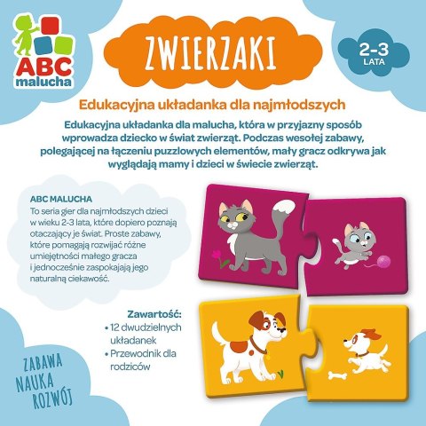 Trefl Gra edukacyjna Trefl ABC Malucha Zwierzaki (01940)