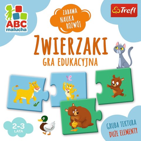 Trefl Gra edukacyjna Trefl ABC Malucha Zwierzaki (01940)