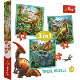 Trefl Puzzle Trefl Disney niezwykły świat dinozaurów 3, 4, 6, 9 el. (34837)