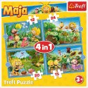 Trefl Puzzle Trefl Pszczółka Maja 4w1 el. (34356)