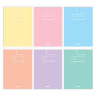 Herlitz Zeszyt Herlitz Pastel Color Blocking A5 32k. 70g krata (9583022)