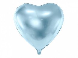 Partydeco Balon foliowy Partydeco Serce, 45cm, błękitne 18cal (FB9M-011)