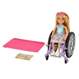 Barbie Lalka Chelsea na wózku, blond Barbie (HGP12)
