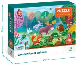 Tm Toys Puzzle Tm Toys zwierzęta leśne 60 el. (DOP300375)