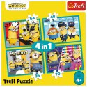 Trefl Puzzle Trefl Minionki 4w1 4w1 el. (34339)
