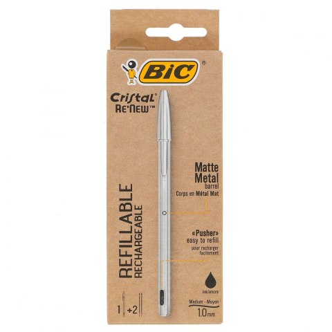 Bic Długopis standardowy Bic cristal RE'new niebieski 1,0mm (847897)