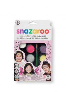 Snazaroo Farba do malowania twarzy Snazaroo zestaw dla dziewczynek 8 kolor. (1172031)