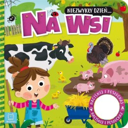 Aksjomat Książeczka edukacyjna Aksjomat Niezwykły dzień? Na wsi. Książeczka z dźwiękiem