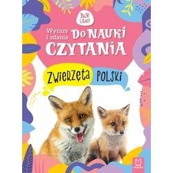 Aksjomat Książeczka edukacyjna Aksjomat Wyrazy i zdania do nauki czytania. Duże litery. Zwierzęta Polski