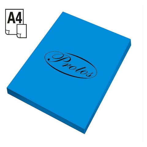Protos Papier kolorowy A4 niebieski 160g Protos