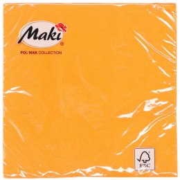 Pol-mak Serwetki pomarańczowy papier [mm:] 330x330 Pol-mak (Color)