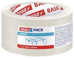 Tesa Taśma pakowa Tesa Basic 50mm przezroczysta 66m (58570-00000-00)