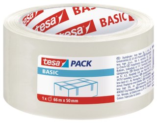 Tesa Taśma pakowa Tesa Basic 50x66 [mm x m] przezroczysta (58570-00000-00)