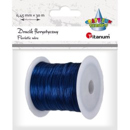 Titanum Drucik florystyczny Titanum Craft-Fun Series 0,45mm x 30m niebieski (PJ499)