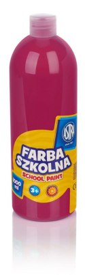 Astra Farby plakatowe Astra szkolne kolor: różowy 1000ml 1 kolor.