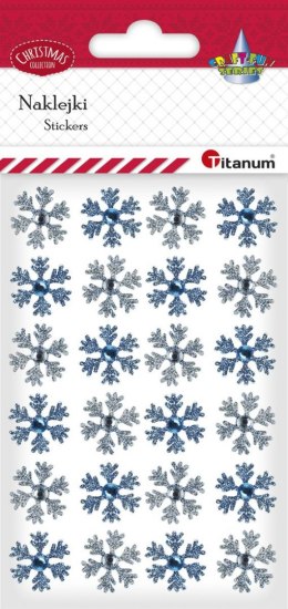 Titanum Kryształki Titanum Craft-Fun Series płatki śniegu 24 szt mix (18SQ-018)