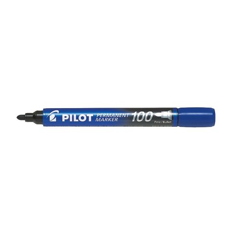 Pilot Marker permanentny Pilot, niebieski okrągła końcówka (SCA-100-L)