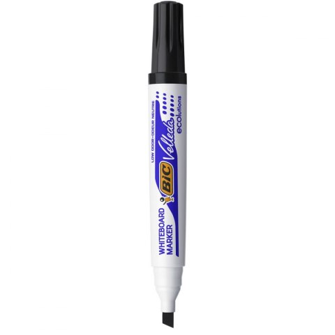 Bic Marker suchościeralny Bic Velleda Ecolutions 1751, czarny 3,7-5,5mm ścięta końcówka (904946)