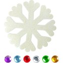Titanum Ozdoba piankowa Craft-Fun Series płatki śniegu + kryształki Titanum