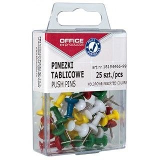 Office Products Pinezki Office Products beczułki kolor: mix 25 szt (18194466-99)