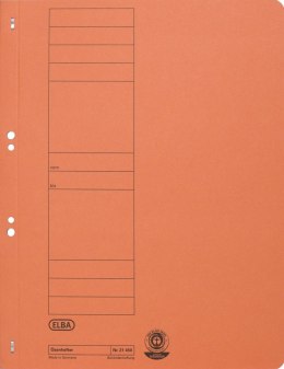 Elba Skoroszyt oczkowy A4 pomarańczowy karton 250g Elba (100551874)